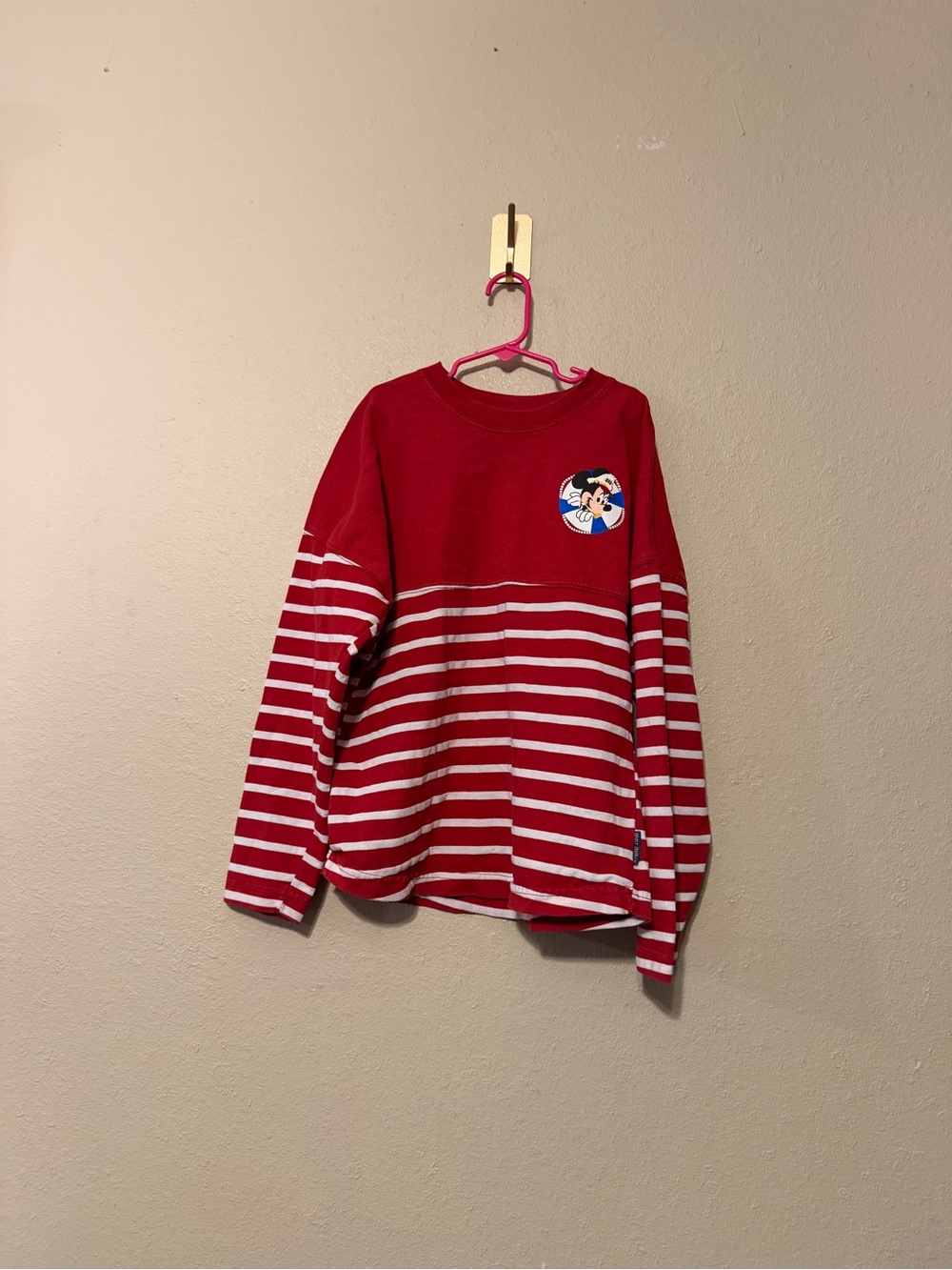 Disney Cruise Line Spirit Jersey Captain Minnie Mouse kids Size Large